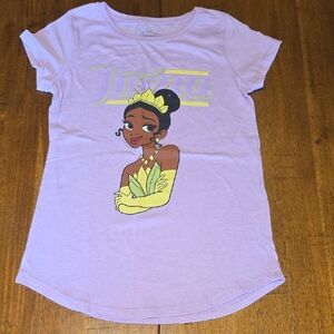 Disney Tiana Kids Tee - Light Purple and Yellow